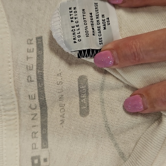 Prince Peter Collection Nordstrom 'Partner in Crime' graphic tee shirt Large - Picture 4 of 7